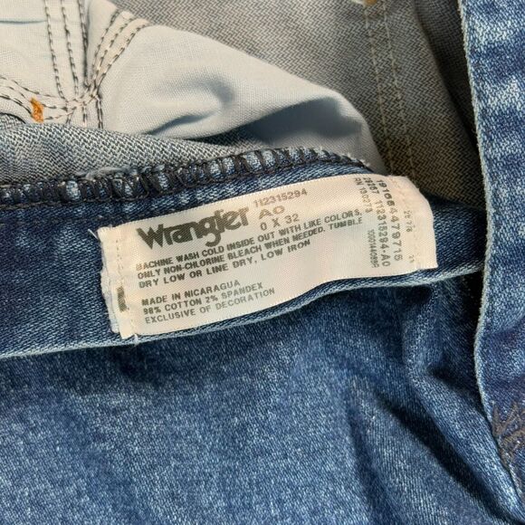 Vintage Wrangler Ladies Cowboy Cut Slim Fit 0x32 Jean Stonewash 112315294 - Picture 4 of 8